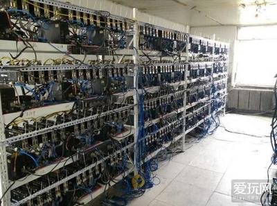 Modern mining farm showcasing advanced technology