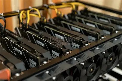 A modern mining farm showcasing advanced machines and safety protocols